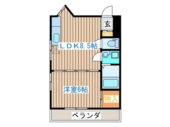 トパ－ズビルの物件間取画像